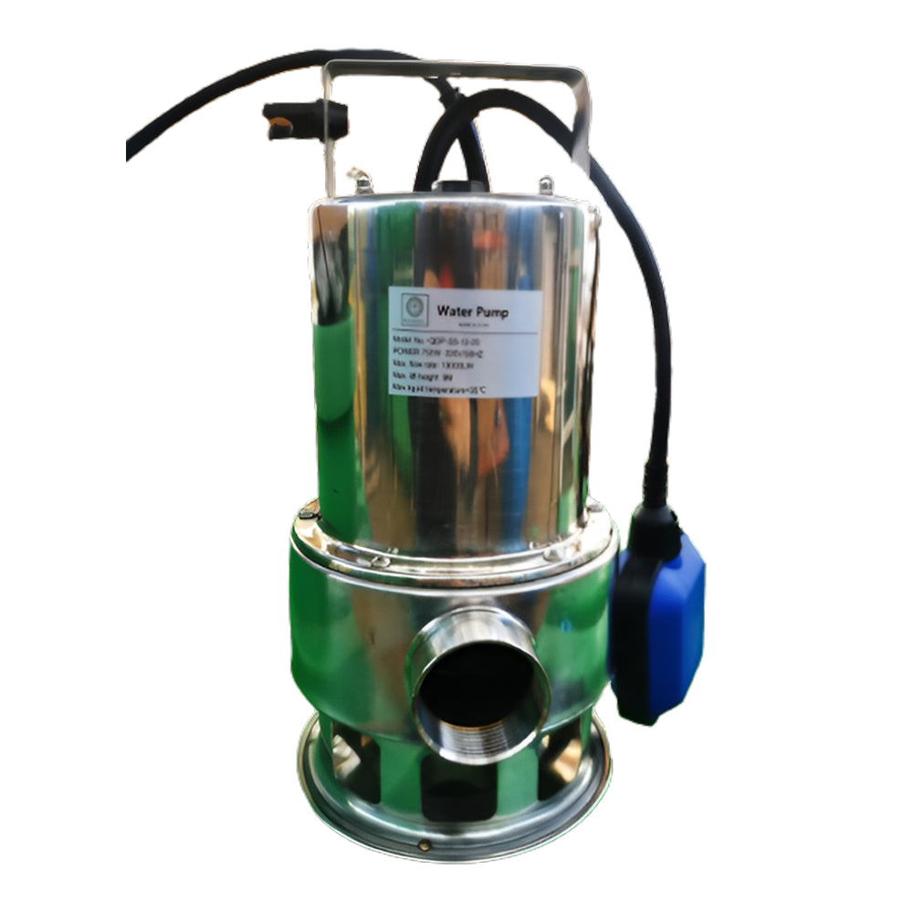 Electrobomba Sumergible 1,0hp Aguas Negras 750w Aguasol 220 Gris