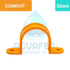 Abrazadera PVC Conduit 32 mm Aguafer