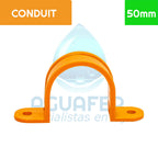 Abrazadera PVC Conduit 50 mm Aguafer