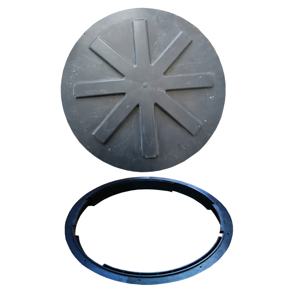 Kit Tapa Rosca y Anillo 490 Mm Para Fosas Sépticas Y Cámaras Aguafer
