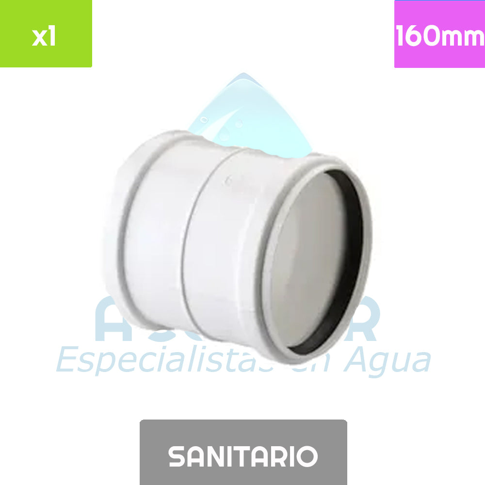 Copla Pvc Sanitario 160 mm Aguafer