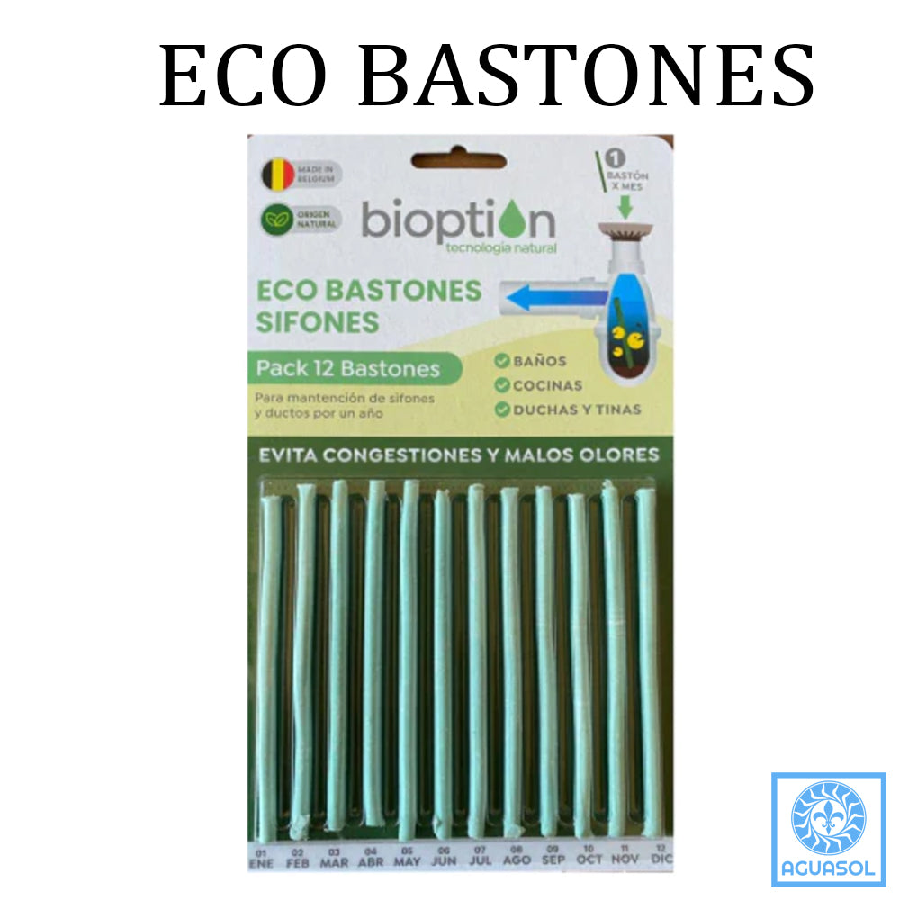 Eco Bastones Para Olor Sifones Baños, Cocinas, Duchas Y Tina