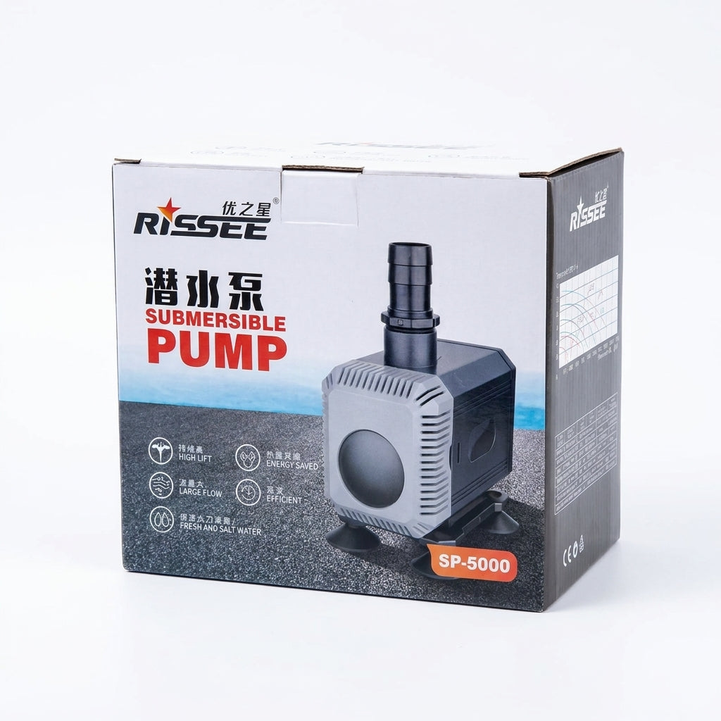 Bomba De Agua Sumergible Sp-5000 2500 Lt/hr 35w 2,2m Altura