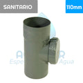 TEE de Registro Pvc Sanitario 110 mm x 110 mm Aguafer