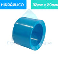 Buje Reducción Corto PVC Hidráulico 32 mm x 20 mm Aguafer