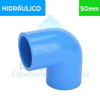 Codo 90° PVC Hidráulico 50 mm Aguafer