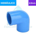 Codo 90° PVC Hidráulico 63 mm Aguafer