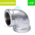 Codo 90° HI Acero Galvanizado 1 1/2" Aguafer