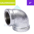 Codo 90° HI Acero Galvanizado 2" Aguafer