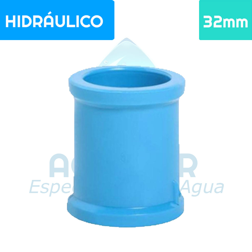 Copla Pvc Hidraulico 32 mm Aguafer