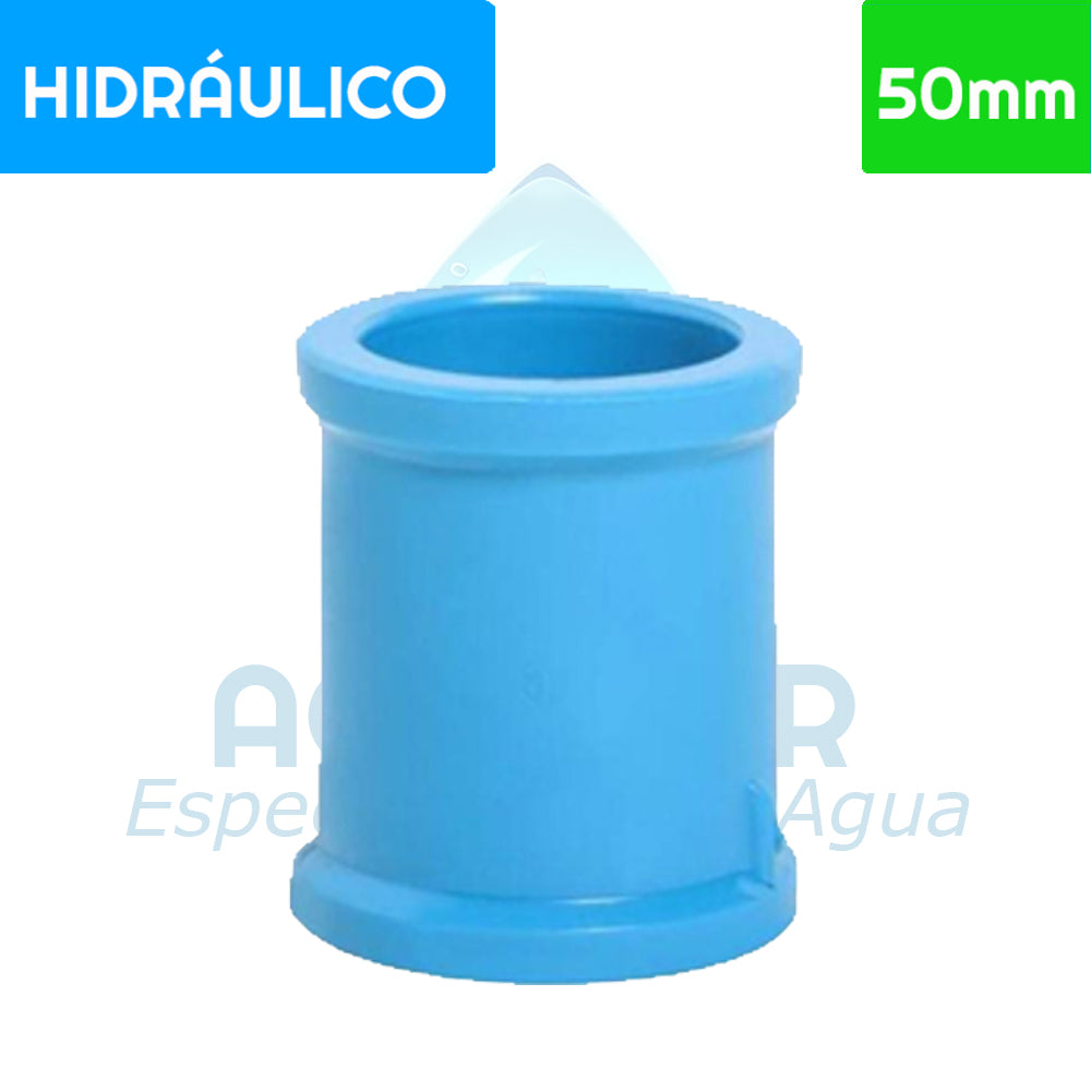 Copla Pvc Hidraulico 50 mm Aguafer