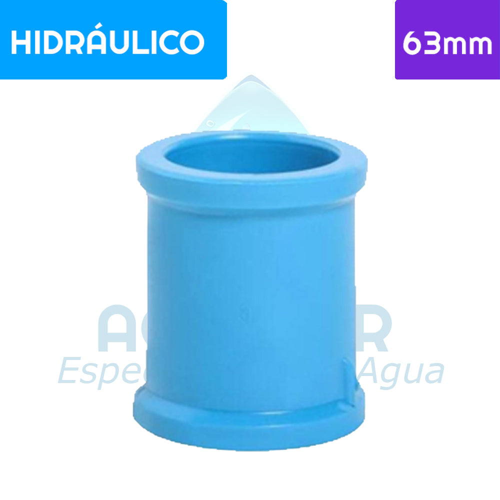 Copla Pvc Hidraulico 63 mm Aguafer