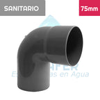 Codo 90° Pvc Sanitario 75 mm Aguafer