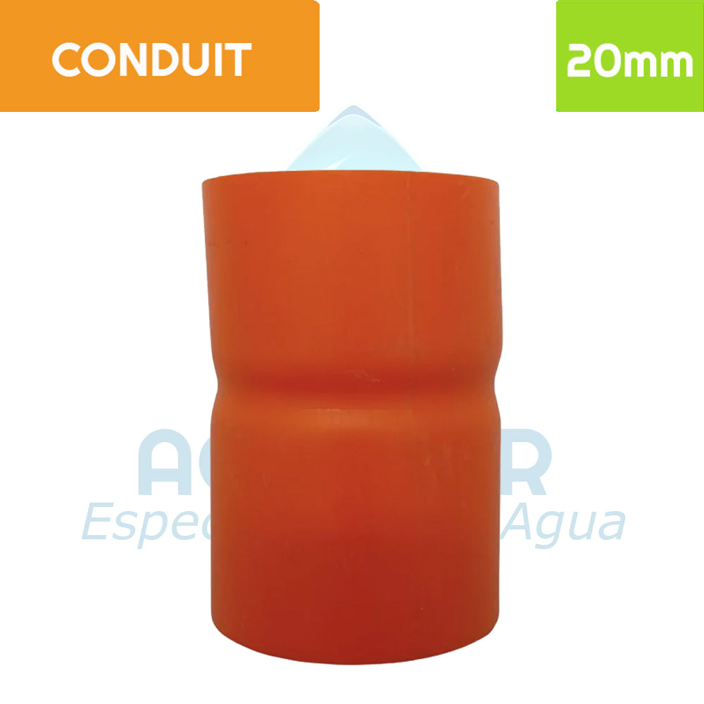 Copla PVC Conduit 20 mm Aguafer