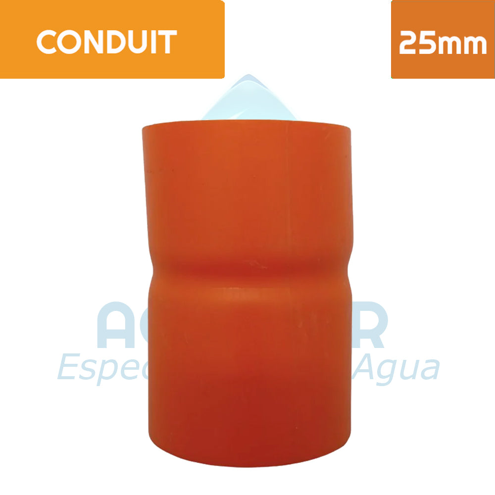 Copla PVC Conduit 25 mm Aguafer