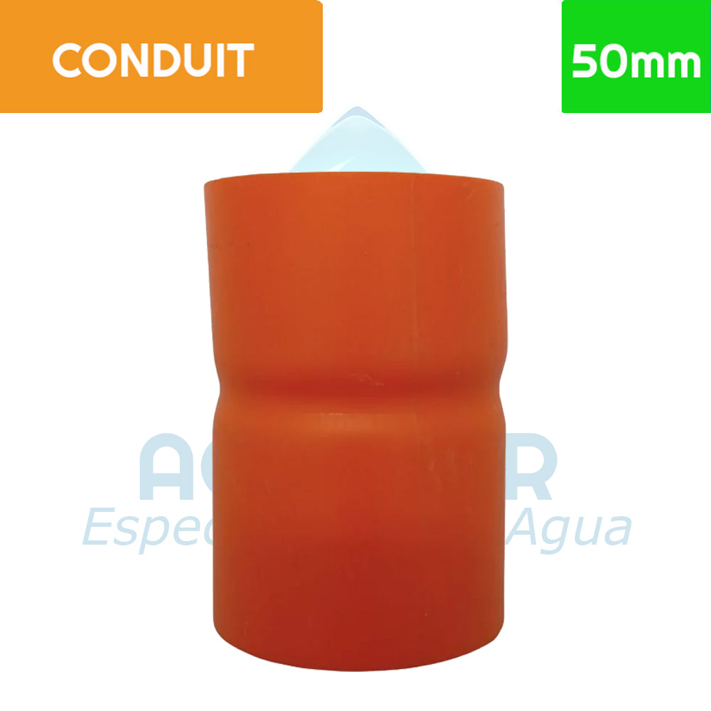 Copla PVC Conduit 50 mm Aguafer