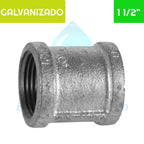 Copla HI Acero Galvanizado 1 1/2" Aguafer