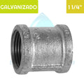 Copla HI Acero Galvanizado 1 1/4" Aguafer