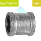 Copla HI Acero Galvanizado 1 1/4" Aguafer