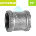 Copla HI Acero Galvanizado 1/2" Aguafer
