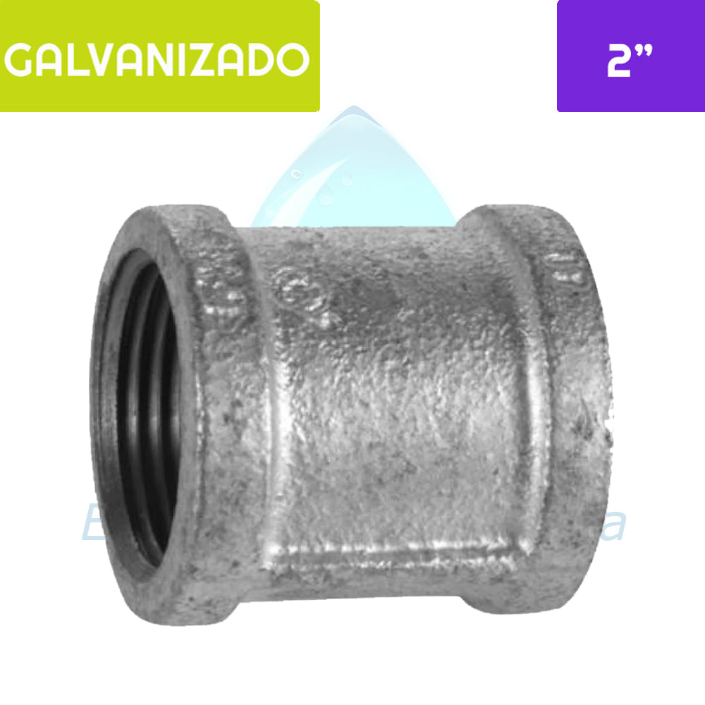 Copla HI Acero Galvanizado 2" Aguafer