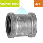 Copla HI Acero Galvanizado 3/4" Aguafer