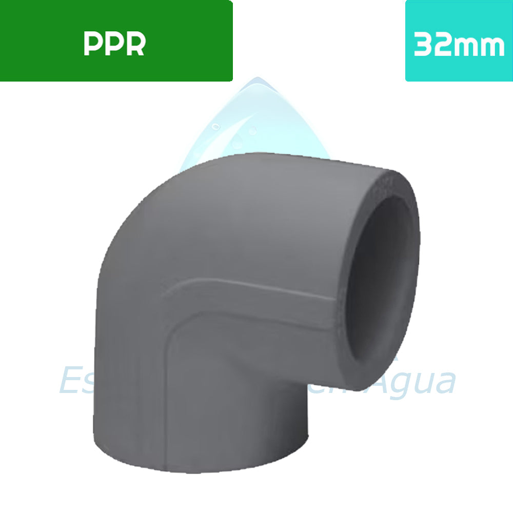 Codo 90° PPR 32 mm Aguafer