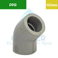 Codo 45° PPR 40 mm Aguafer