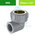 Codo 90° PPR 20 mm - 1/2" SO - HI Aguafer