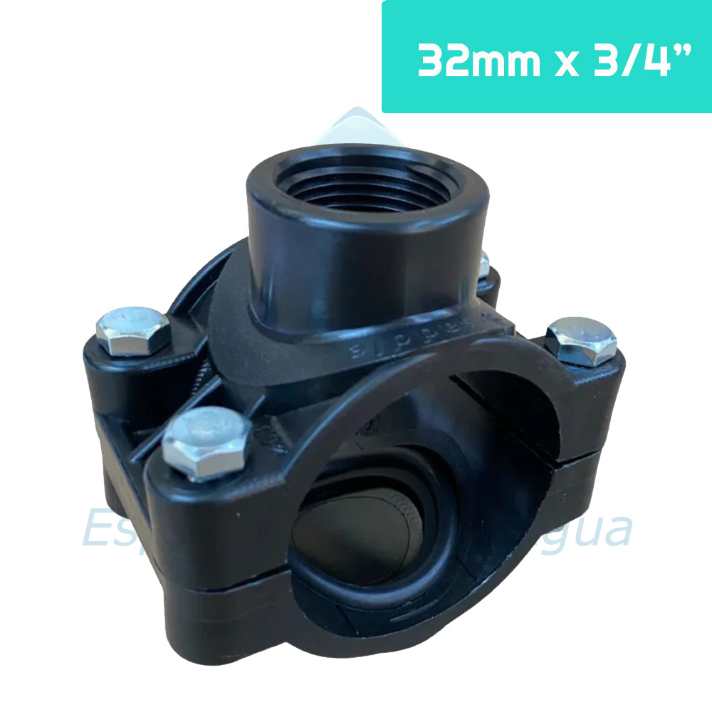 Collarin PP 32mm x 3/4" Aguafer