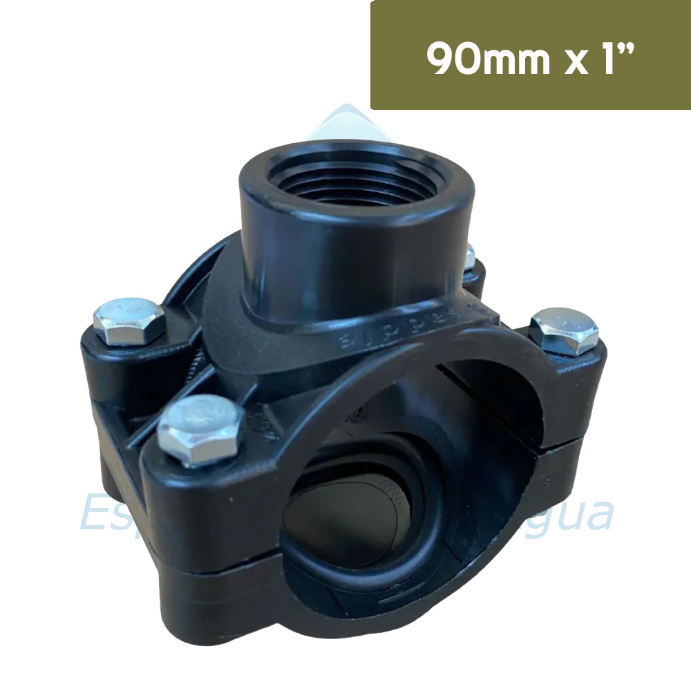 Collarin PP 90mm x 1" Aguafer