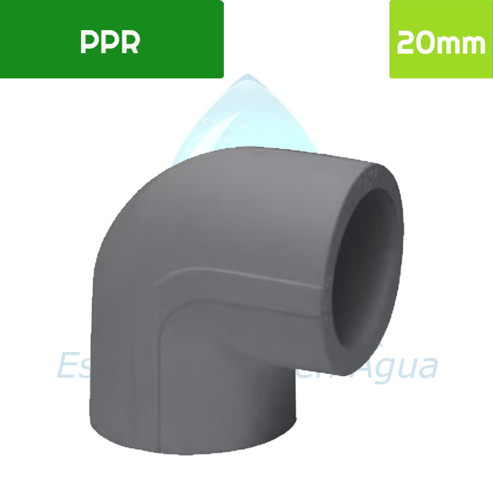 Codo 90° PPR 20 mm Aguafer