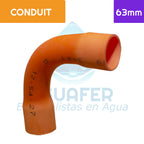 Curva 90° PVC Conduit 63 mm Aguafer