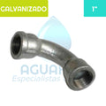 Curva 90° HI Acero Galvanizado 1" Aguafer