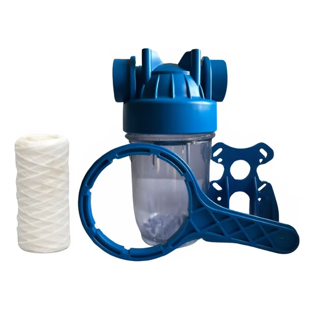 Kit Contenedor Pequeño + Filtro Hilo 5 Pulgadas