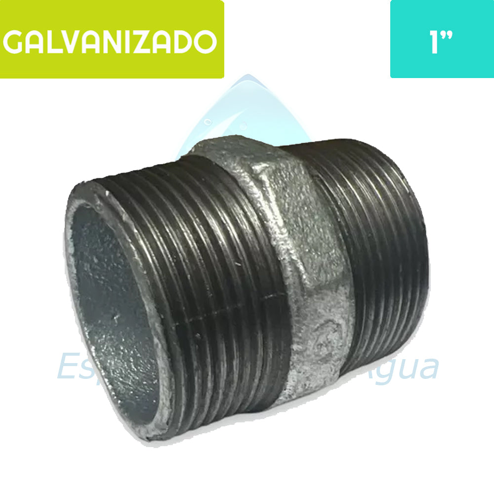 Niple HI Acero Galvanizado 1" Aguafer