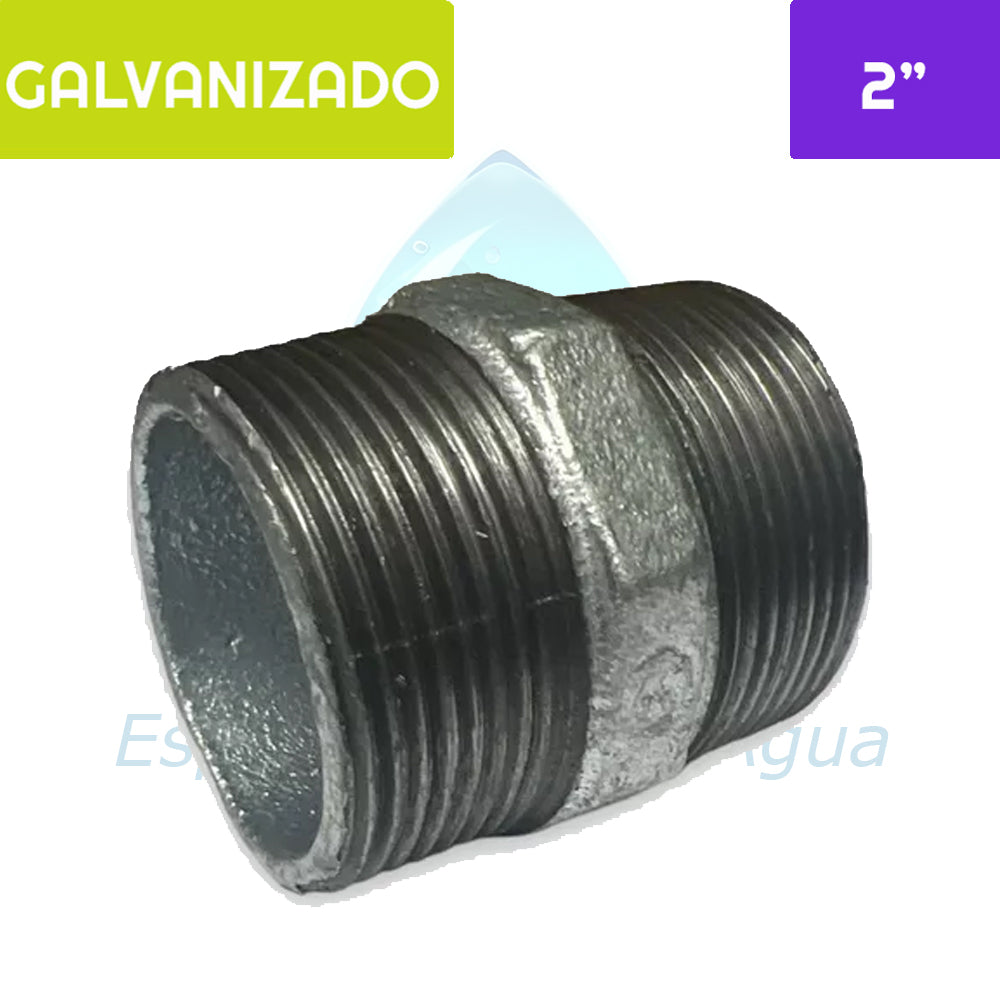 Niple HI Acero Galvanizado 2" Aguafer