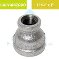 Reducción HI Acero Galvanizado 1 1/4"x 1" Aguafer