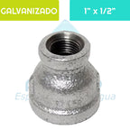 Reducción HI Acero Galvanizado 1"x 1/2" Aguafer