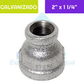 Reducción HI Acero Galvanizado 2"x 1 1/4" Aguafer