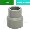 Reducción Larga PPR 32 mm x 20 mm Aguafer