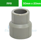 Reducción Larga PPR 50 mm x 20 mm Aguafer