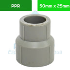 Reducción Larga PPR 50 mm x 25 mm Aguafer