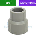 Reducción Larga PPR 63 mm x 32 mm Aguafer