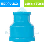 Reducción Larga PVC Hidráulico 25 mm x 20 mm Aguafer