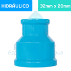 Reducción Larga PVC Hidráulico 32 mm x 20 mm Aguafer