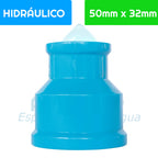 Reducción Larga PVC Hidráulico 50 mm x 32 mm Aguafer