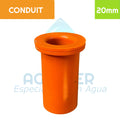 Salida de Caja PVC Conduit 20 mm Aguafer