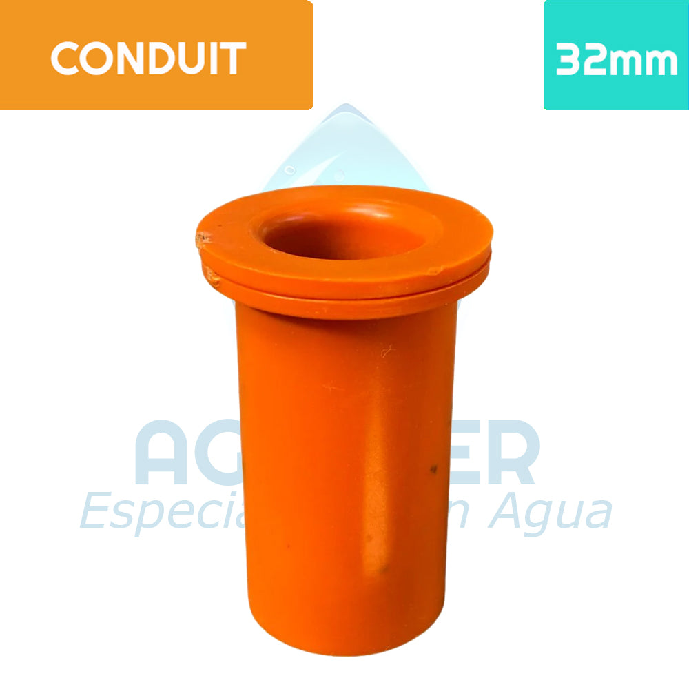 Salida de Caja Conduit PVC 32 mm Aguafer
