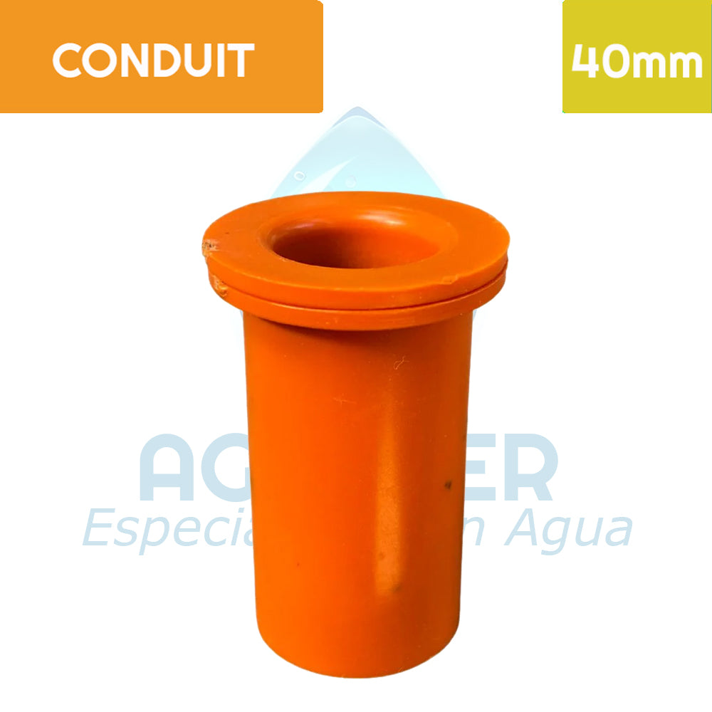 Salida de Caja Conduit PVC 40 mm Aguafer